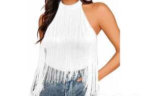 Ella Lust Women Western Fringe Bodysuit - Cowgirl Country